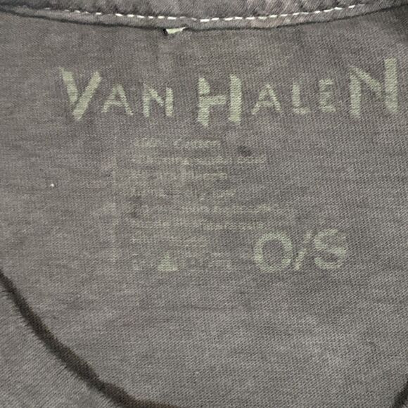 1984 Van Halen Grunge T Shirt Tour of The World Concert 80s Customized Band O/S - Picture 6 of 11